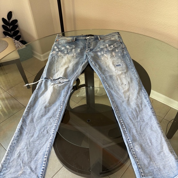LIKE NEW Men’s purple Jeans - Picture 10 of 13